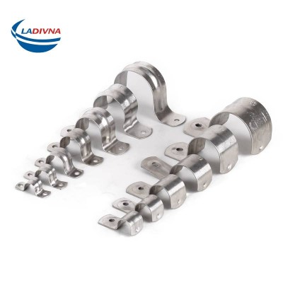 Hot Sale Two Hole Stainless Steel Saddle Pipe Clamp